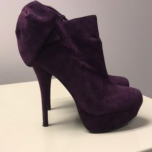 Bakers Purple Bow Booties